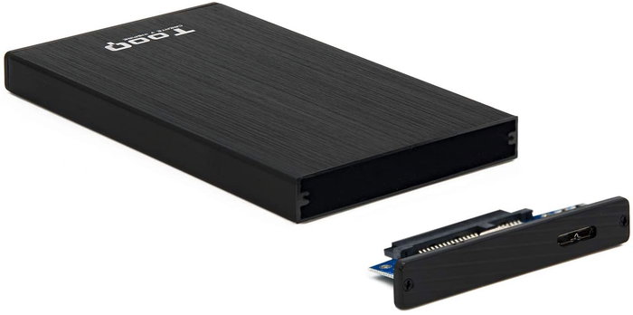 TOOQ Caja Externa para HDD/SSD 2,5'' SATA USB 3.0 Negra TQE-2527B